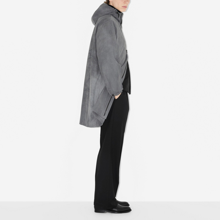 Burberry SS23 Logo Print Zip-Up Hoodie Jacket Grey . 80715661 圖 5