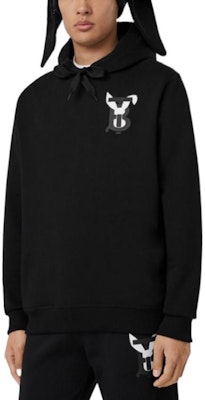 Burberry SS23 Lunar New Year Rabbit Hoodie Black Pullover Sweatshirt 80635641 Shop Burberry SS23 Lunar New Year Rabbit Hoodie Black Pullover Sweatshirt 80635641