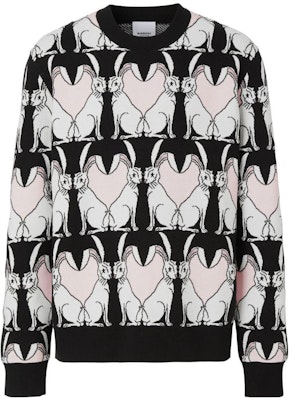 Burberry SS23 Lunar New Year Rabbit Knit Sweater Black Men’s Crewneck Pullover. 80640731 Order Burberry SS23 Lunar New Year Rabbit Knit Sweater Black Men’s Crewneck Pullover. 80640731