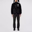 Shop Burberry SS23 Lunar New Year Rabbit Patch Zip-Up Jacket Black Mens. 80635721