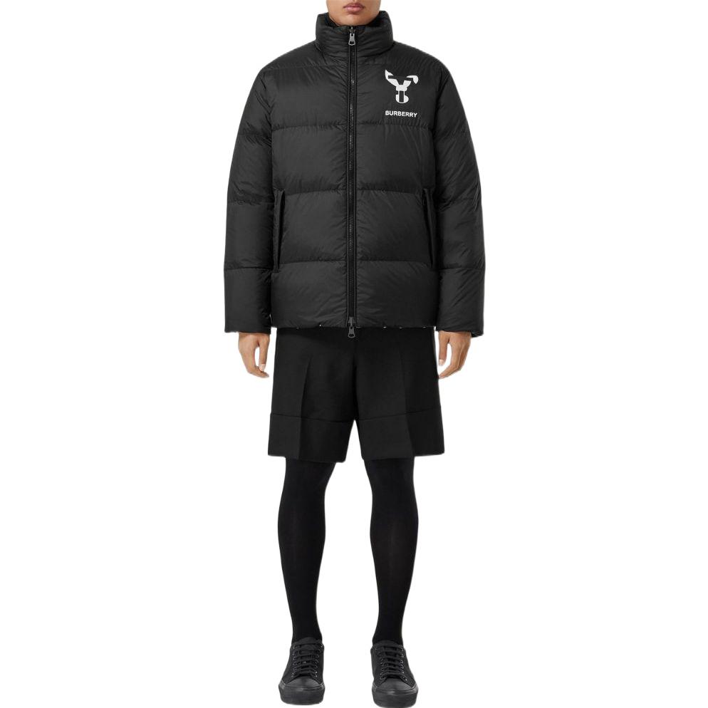 Burberry SS23 Lunar New Year Reversible Logo Print Jacket Black Menswear 80639421 圖 3