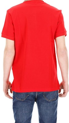 Burberry SS23 Men’s Red Short Sleeve Polo Shirt with Iconic Stripe Design. 80092811 Lookbook Burberry SS23 Men’s Red Short Sleeve Polo Shirt with Iconic Stripe Design. 80092811