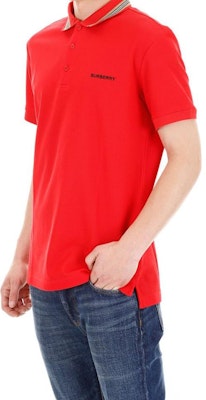 Burberry SS23 Men’s Red Short Sleeve Polo Shirt with Iconic Stripe Design. 80092811 Shop Burberry SS23 Men’s Red Short Sleeve Polo Shirt with Iconic Stripe Design. 80092811