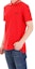 Shop Burberry SS23 Men’s Red Short Sleeve Polo Shirt with Iconic Stripe Design. 80092811