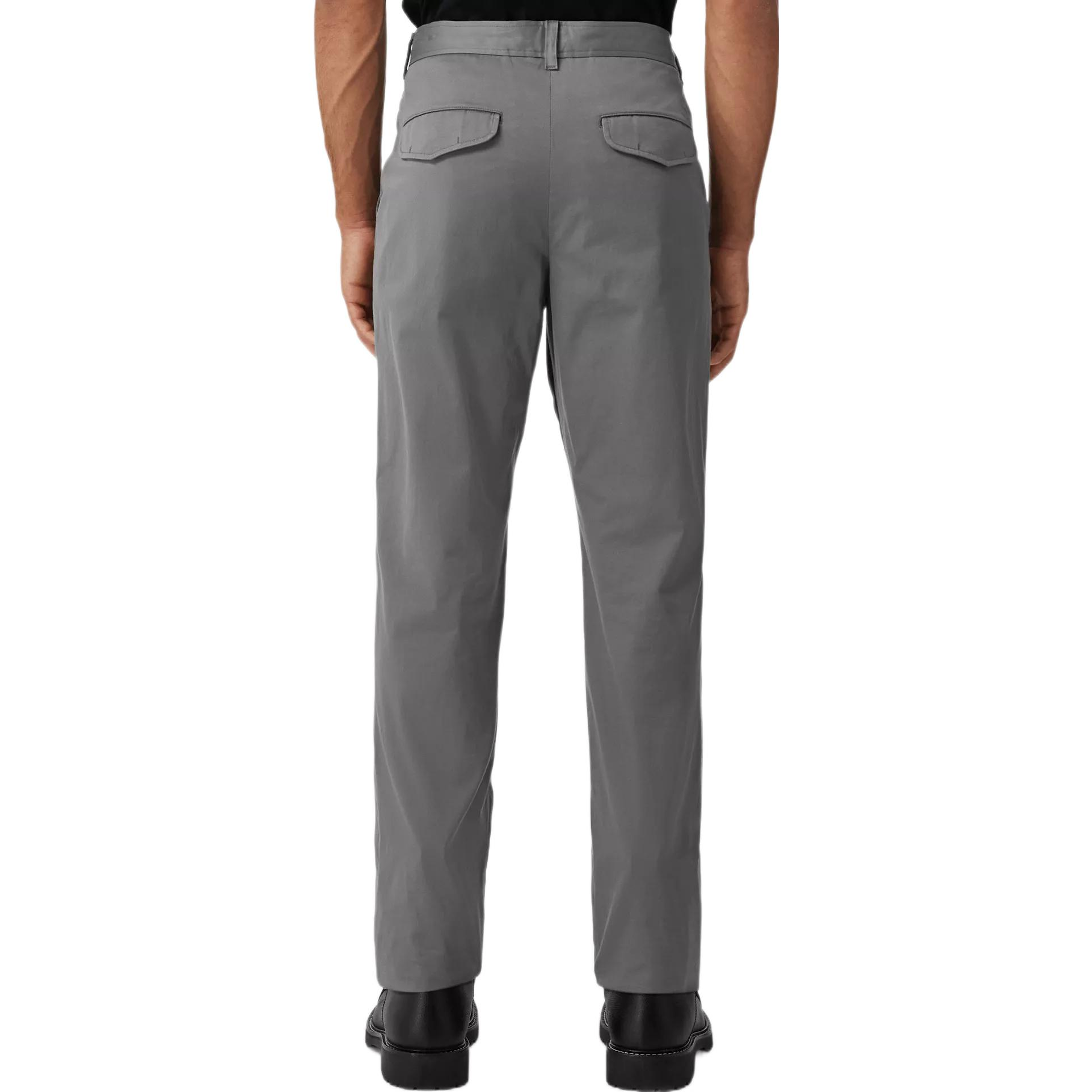 Burberry SS23 Mid-Waist Straight-Leg Zip Casual Pants Flint Gray Men’s. 80640511 圖 6