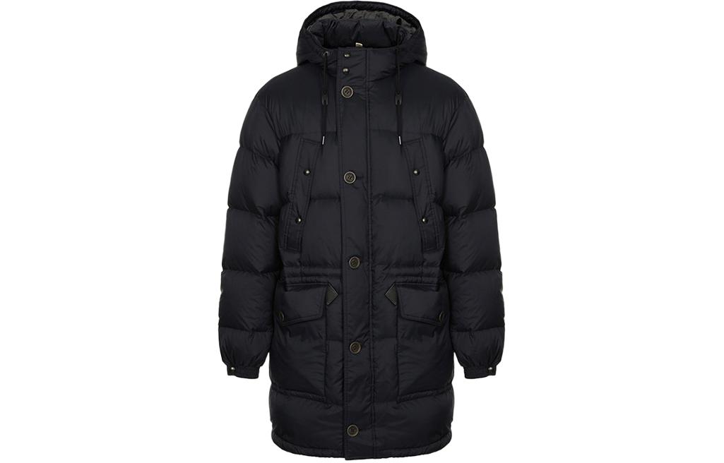 Burberry SS23 Navy Blue  Duck Down Hooded Outdoor Long Puffer Coat. 39982411 圖 2