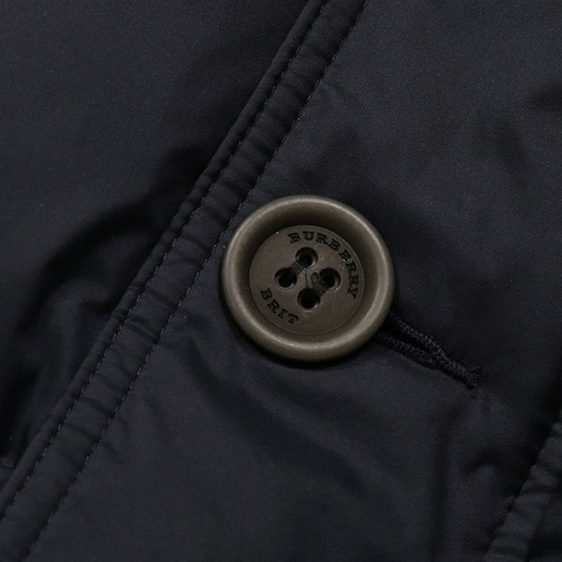 Burberry SS23 Navy Blue  Duck Down Hooded Outdoor Long Puffer Coat. 39982411 圖 6