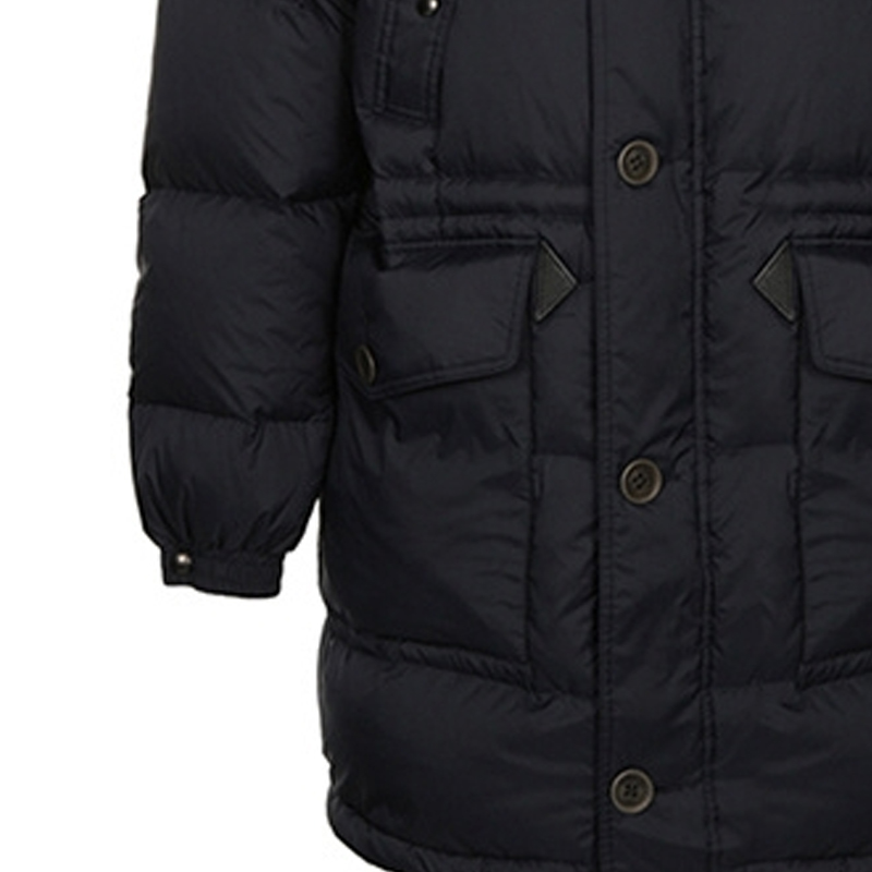 Burberry SS23 Navy Blue  Duck Down Hooded Outdoor Long Puffer Coat. 39982411 圖 7