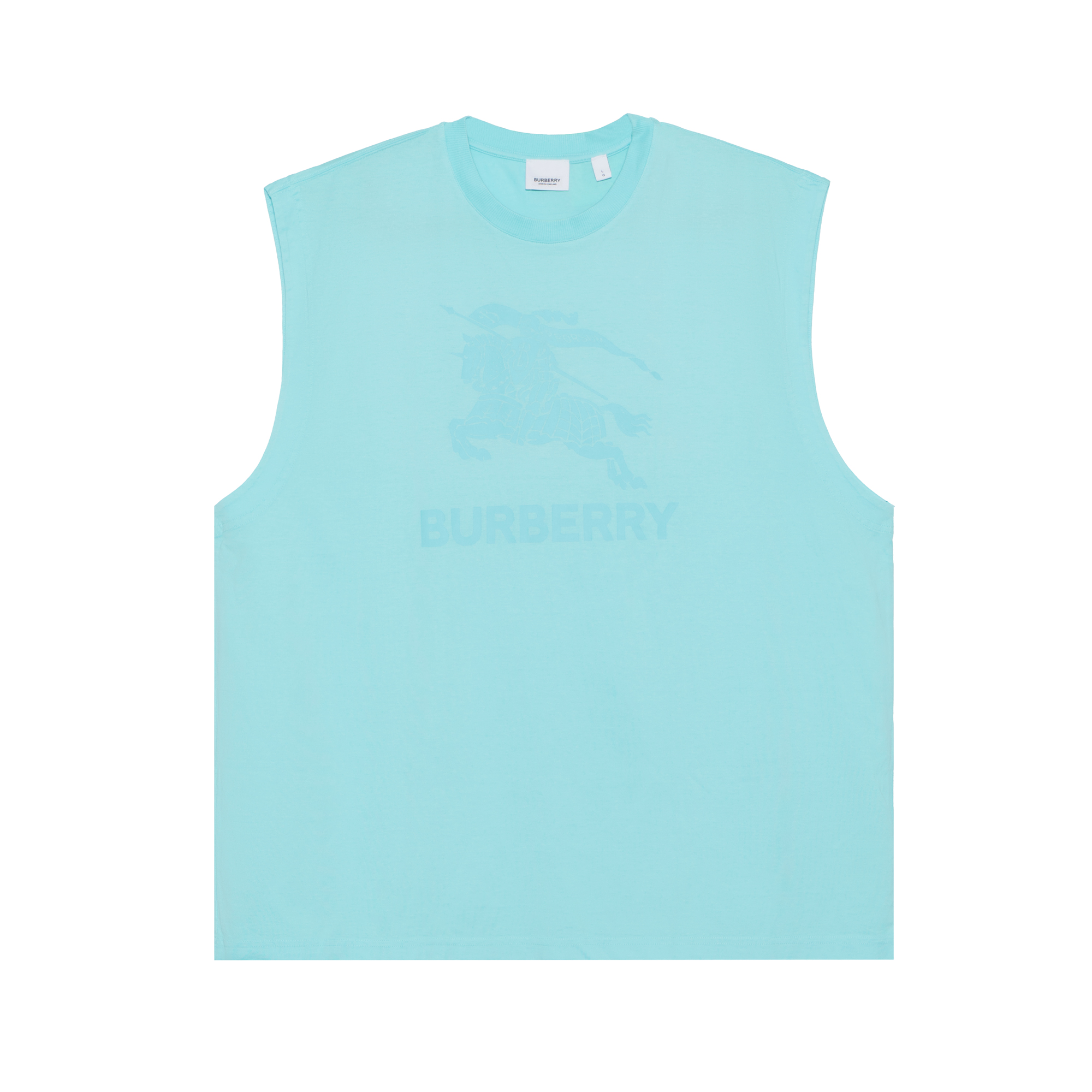 Burberry SS23 Pattern Print Crewneck Pullover Vest Men’s Blue 80714411