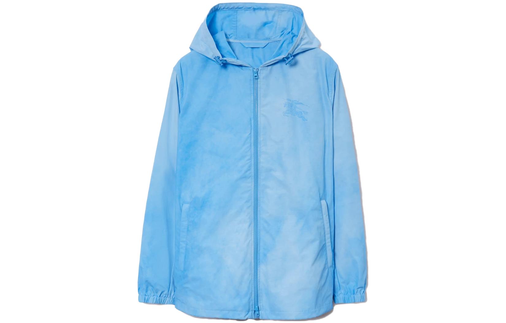 Order 버버리 SS23 패턴 프린트 루즈핏 후드 재킷 라이트 블루 80716061