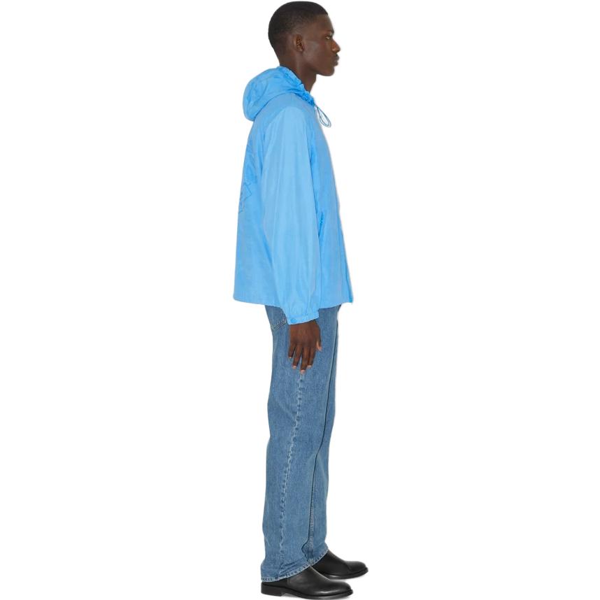 Shop 버버리 SS23 패턴 프린트 루즈핏 후드 재킷 라이트 블루 80716061