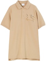 Burberry SS23 Pattern Print Short-Sleeve Pullover Polo Shirt Brown 80727041 Burberry SS23 Pattern Print Short-Sleeve Pullover Polo Shirt Brown 80727041