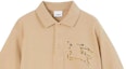 Shop Burberry SS23 Pattern Print Short-Sleeve Pullover Polo Shirt Brown 80727041