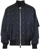 Burberry SS23 Polka Dot Print Zip-Up Jacket Dark Charcoal Blue 80594991 Burberry SS23 Polka Dot Print Zip-Up Jacket Dark Charcoal Blue 80594991