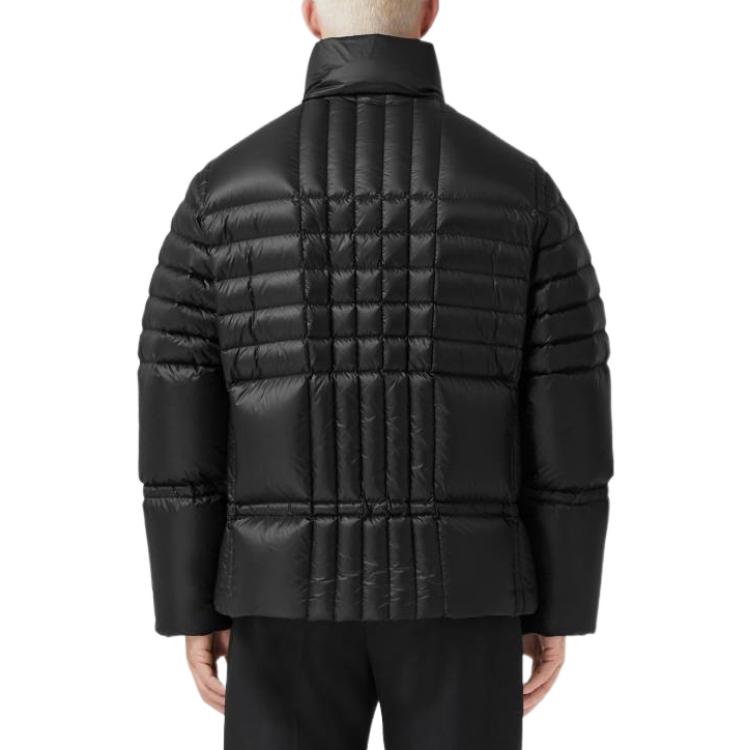 Burberry SS23 Quilted Down Jacket with Stand Collar Black  Outerwear. 80584611 圖 4