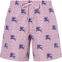 Order Shorts de Natación de Hombres Burberry SS23 Rojos con Estampado y Cordón. 80722471