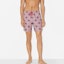 Shop Burberry SS23 Red Pattern Print Drawstring Swim Shorts for Men. 80722471