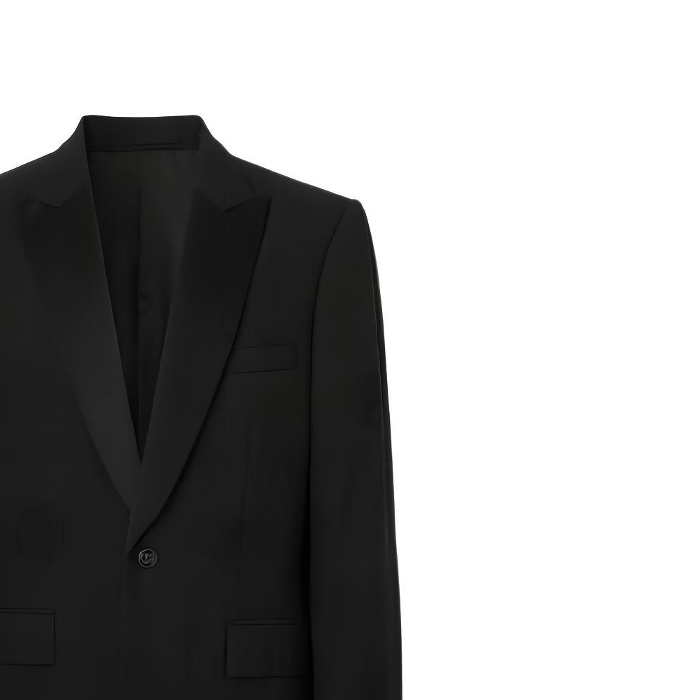 Burberry SS23 Single-Breasted Solid Blazer Jacket Men’s Black 80637681 圖 7