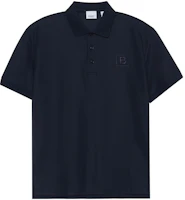Burberry SS23 Solid Color Embroidered Logo Short Sleeve Polo Shirt Navy . 80530251 Burberry SS23 Solid Color Embroidered Logo Short Sleeve Polo Shirt Navy . 80530251