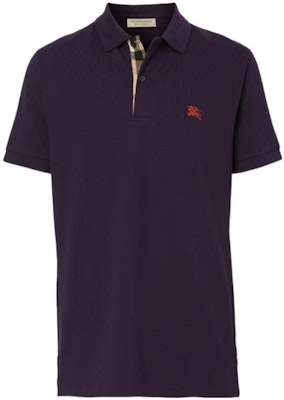 Burberry SS23 Polo Morado Hombre Logo Bordado Manga Corta Color Sólido. 80362531 Buy Burberry SS23 Polo Morado Hombre Logo Bordado Manga Corta Color Sólido. 80362531