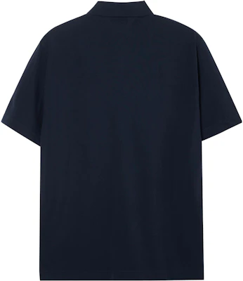 버버리 SS23 자수 로고 네이비 반팔 폴로 셔츠. 80530251 Purchase 버버리 SS23 자수 로고 네이비 반팔 폴로 셔츠. 80530251