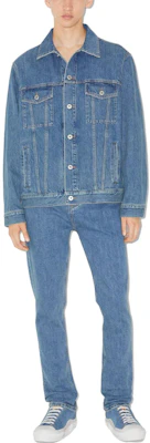 Burberry SS23 男款單排扣牛仔外套 藍色 80715641 Lookbook Burberry SS23 男款單排扣牛仔外套 藍色 80715641