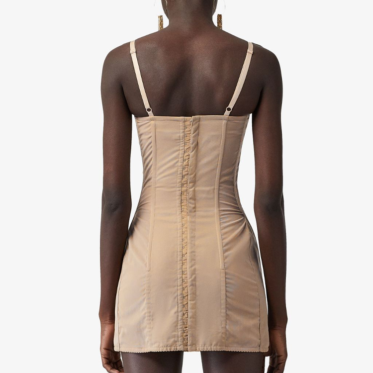 Burberry SS23 Solid Color Sleeveless Corset Dress Yellow. 80166411 圖 4
