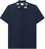 Burberry SS23 Solid Logo Print Short Sleeve Polo Shirt Navy Blue (Men). 80675381 Burberry SS23 Solid Logo Print Short Sleeve Polo Shirt Navy Blue (Men). 80675381