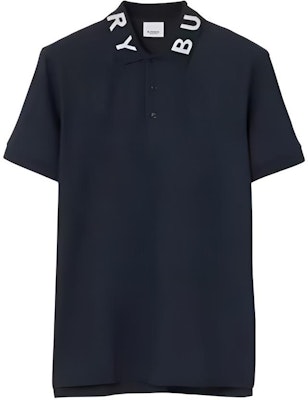 버버리 SS23 솔리드 로고 프린트 반팔 폴로 셔츠 네이비 블루 (남성). 80675381 Order 버버리 SS23 솔리드 로고 프린트 반팔 폴로 셔츠 네이비 블루 (남성). 80675381