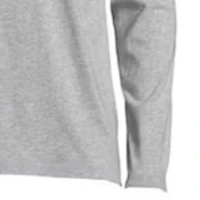 Sizing Burberry SS23 男士淺灰色羅紋圓領長袖T恤 8004255