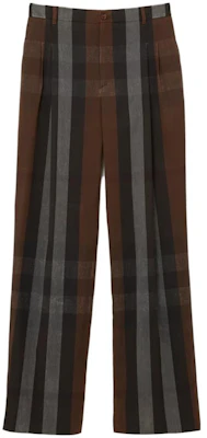 Burberry SS23 Striped High-Waist Straight-Leg Casual Pants Brown Men. 80701541 Order Burberry SS23 Striped High-Waist Straight-Leg Casual Pants Brown Men. 80701541