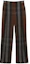 Order Burberry SS23 Striped High-Waist Straight-Leg Casual Pants Brown Men. 80701541