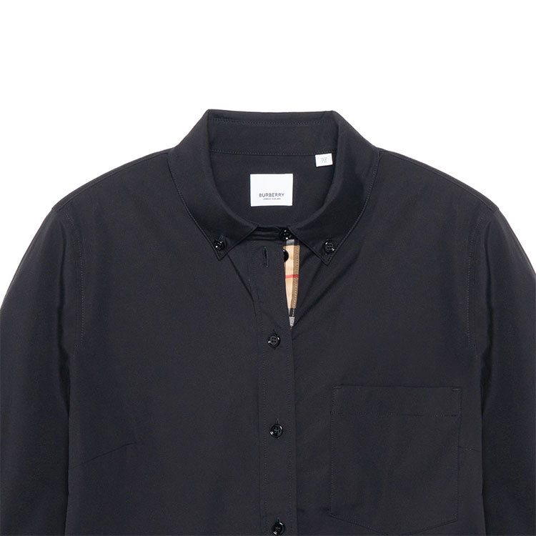 Purchase 博柏利 SS23 男女通用纯黑长袖衬衫 80678121