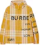 Buy 버버리 SS23 옐로우 후드 지퍼 업 자켓 레터 프린트 80658521