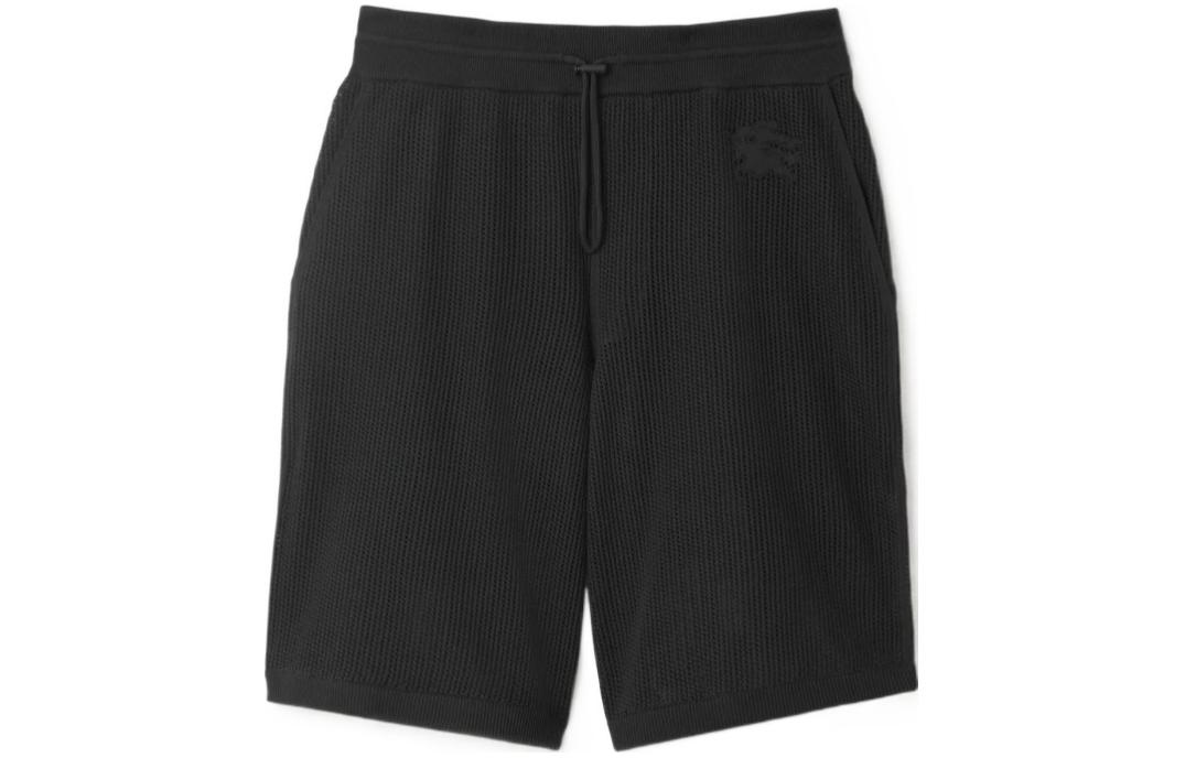 Burberry SS24  Agate Knit Pattern Solid Drawstring Mesh Casual Shorts. 80811791