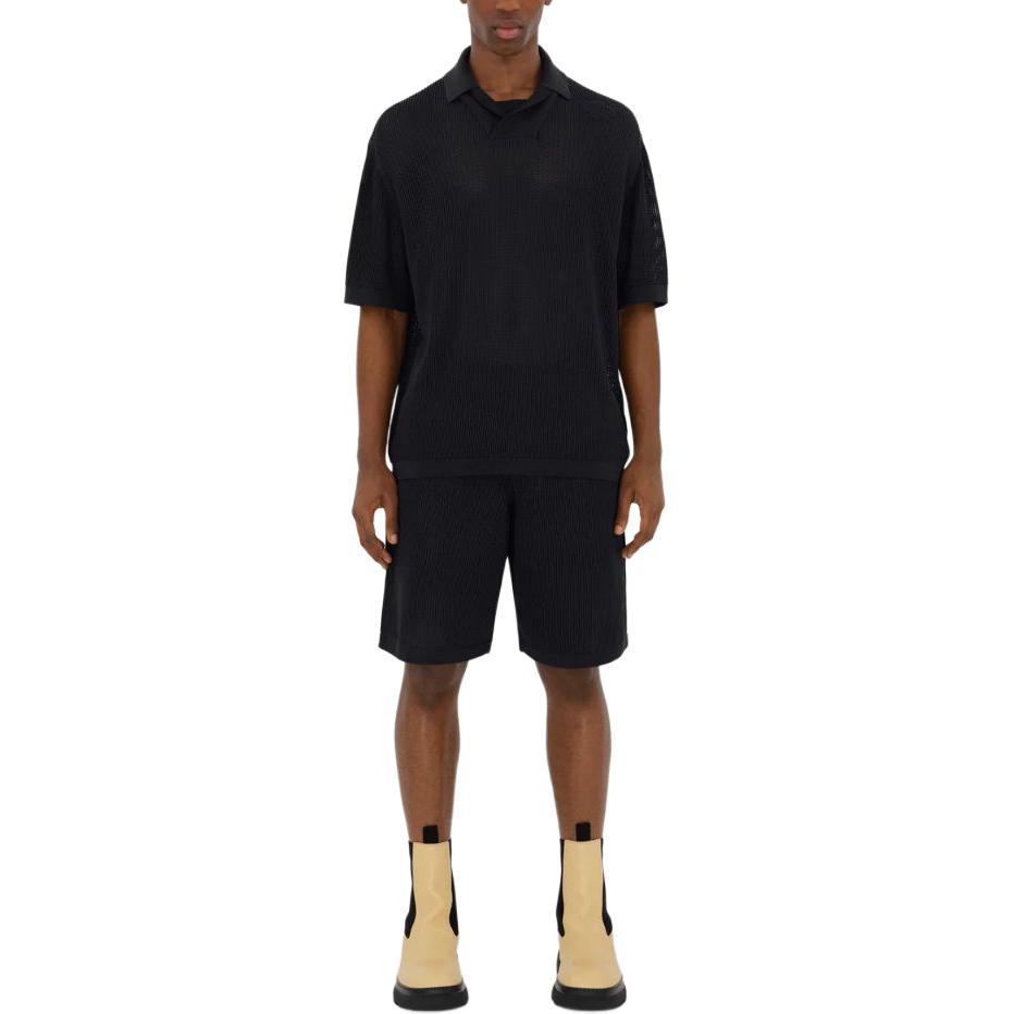 Burberry SS24  Agate Knit Pattern Solid Drawstring Mesh Casual Shorts. 80811791 圖 4