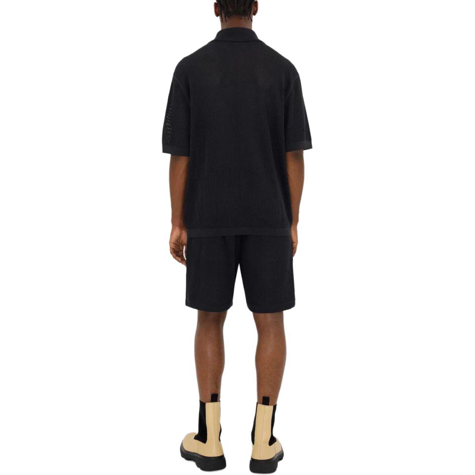 Burberry SS24  Agate Knit Pattern Solid Drawstring Mesh Casual Shorts. 80811791 圖 5