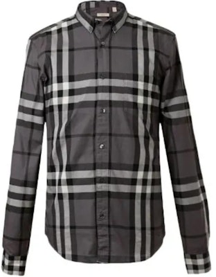 バーバリー SS24 ブラック チェック 長袖 ボタンアップ シャツ. 80733981 Order バーバリー SS24 ブラック チェック 長袖 ボタンアップ シャツ. 80733981