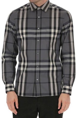 バーバリー SS24 ブラック チェック 長袖 ボタンアップ シャツ. 80733981 Shop バーバリー SS24 ブラック チェック 長袖 ボタンアップ シャツ. 80733981