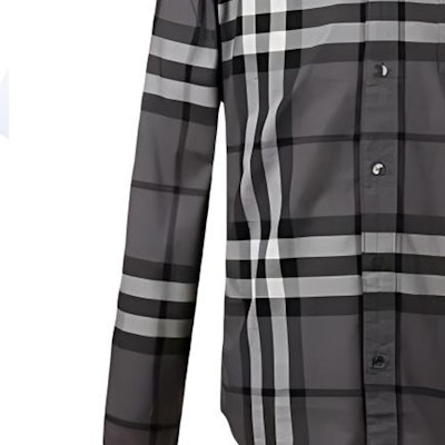 バーバリー SS24 ブラック チェック 長袖 ボタンアップ シャツ. 80733981 Details for バーバリー SS24 ブラック チェック 長袖 ボタンアップ シャツ. 80733981