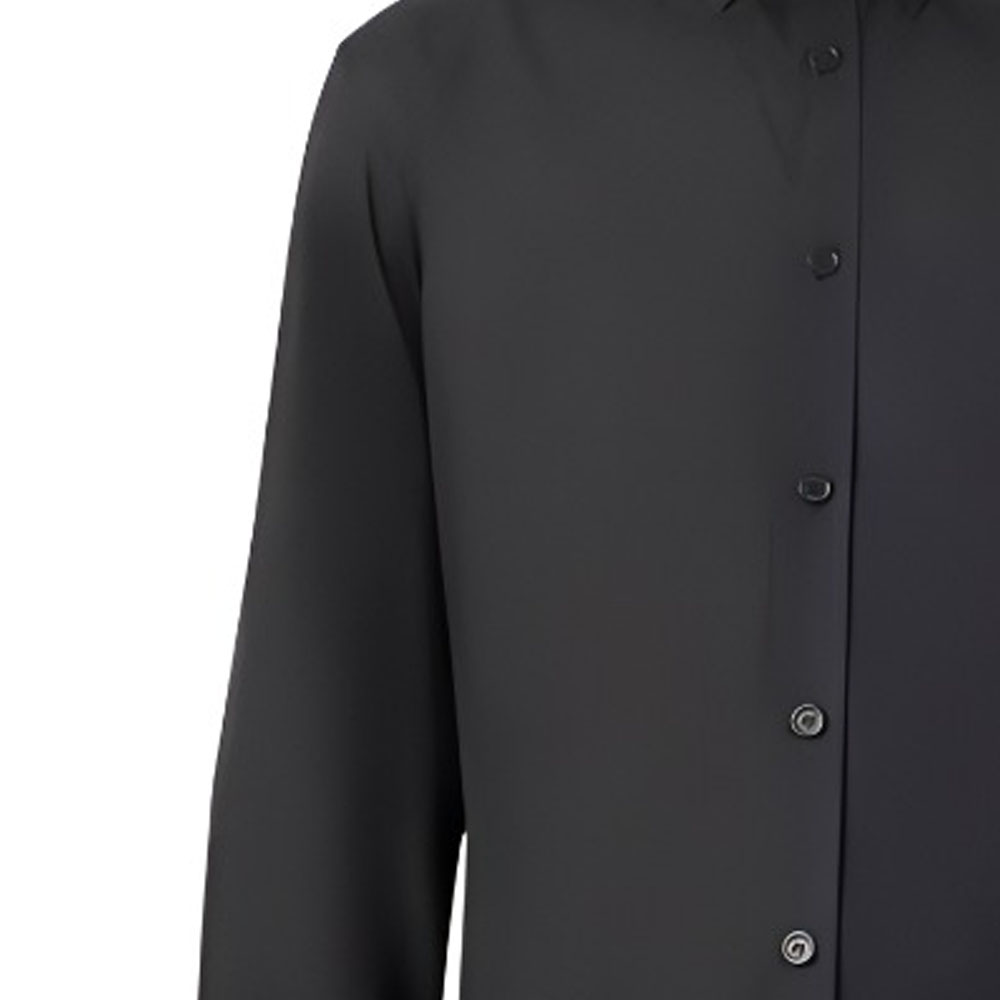 Burberry SS24  Black Classic Check Collar Cuffs Long Sleeve Shirt. 80667631 圖 7