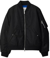 Burberry SS24 Black Cotton Jacket with Baseball Collar and Zip Closure. 80833101 Burberry SS24 Black Cotton Jacket with Baseball Collar and Zip Closure. 80833101