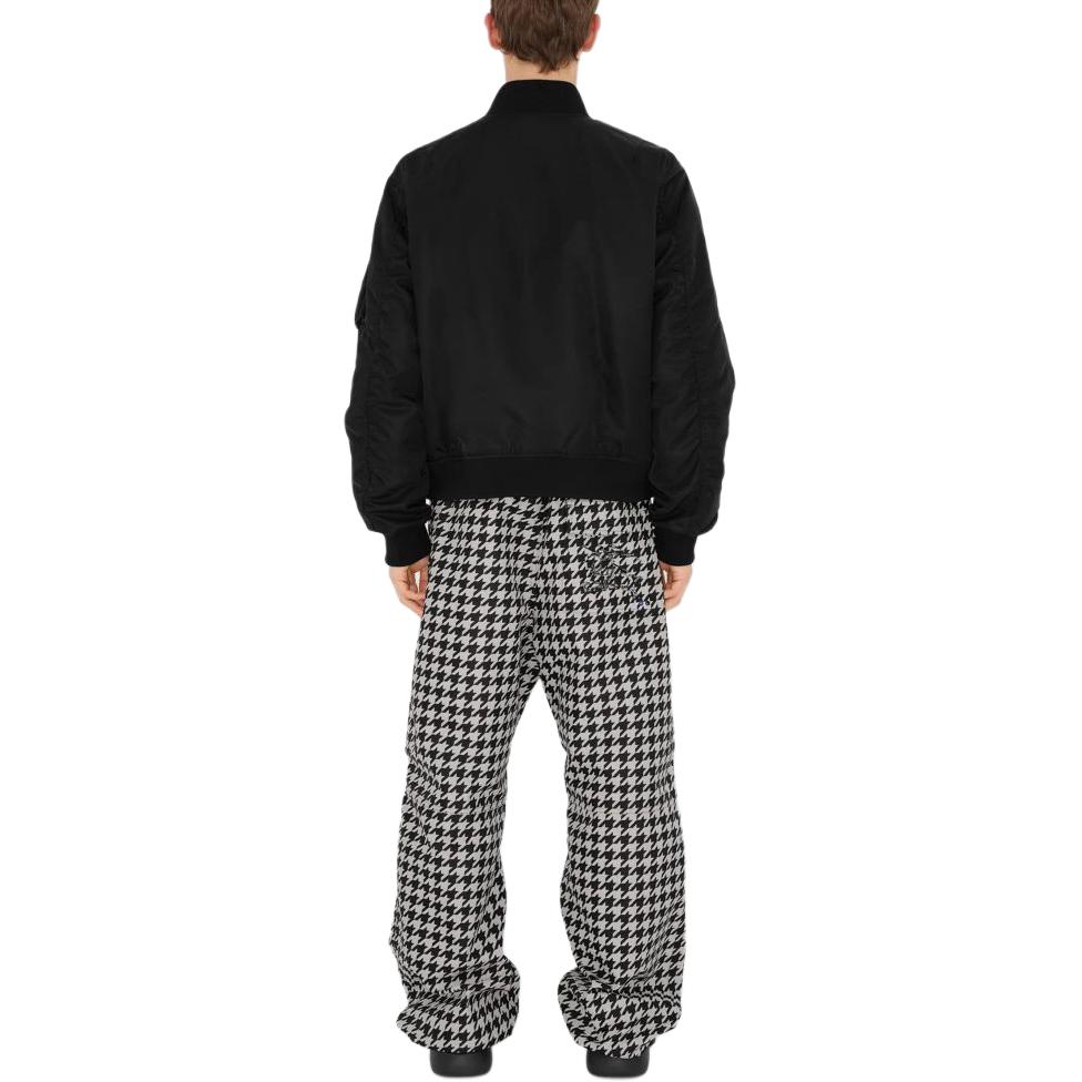 Purchase Burberry SS24  Black Cotton Jacket with Baseball Collar and Zip Closure. 80833101