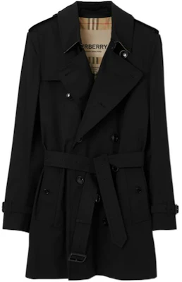 Burberry SS24 Black Double-Breasted Short Trench Coat with Belt. 80793891 Order Burberry SS24 Black Double-Breasted Short Trench Coat with Belt. 80793891