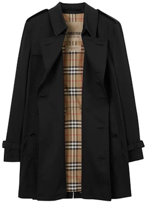 Burberry SS24 Black Double-Breasted Short Trench Coat with Belt. 80793891 Lookbook Burberry SS24 Black Double-Breasted Short Trench Coat with Belt. 80793891