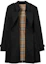 Lookbook Burberry SS24 Black Double-Breasted Short Trench Coat with Belt. 80793891