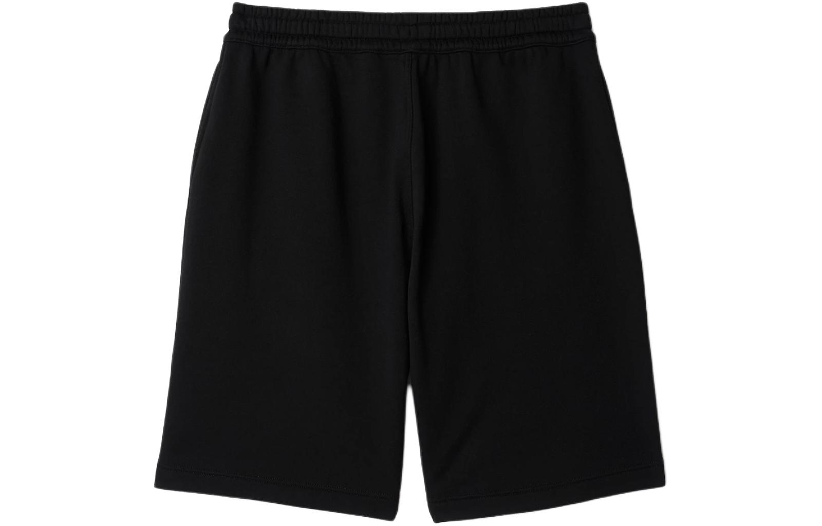 Lookbook Burberry SS24  Black Drawstring Shorts with Logo Embroidery. 80843791