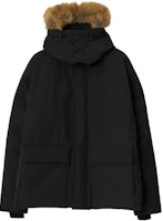 Burberry SS24 Black Hooded Zip-Up Down Jacket 80805021 Burberry SS24 Black Hooded Zip-Up Down Jacket 80805021