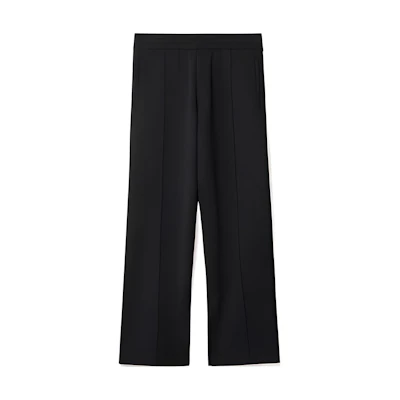 Burberry SS24 Black Knit Straight-Leg Joggers with Elastic Waistband 80832811