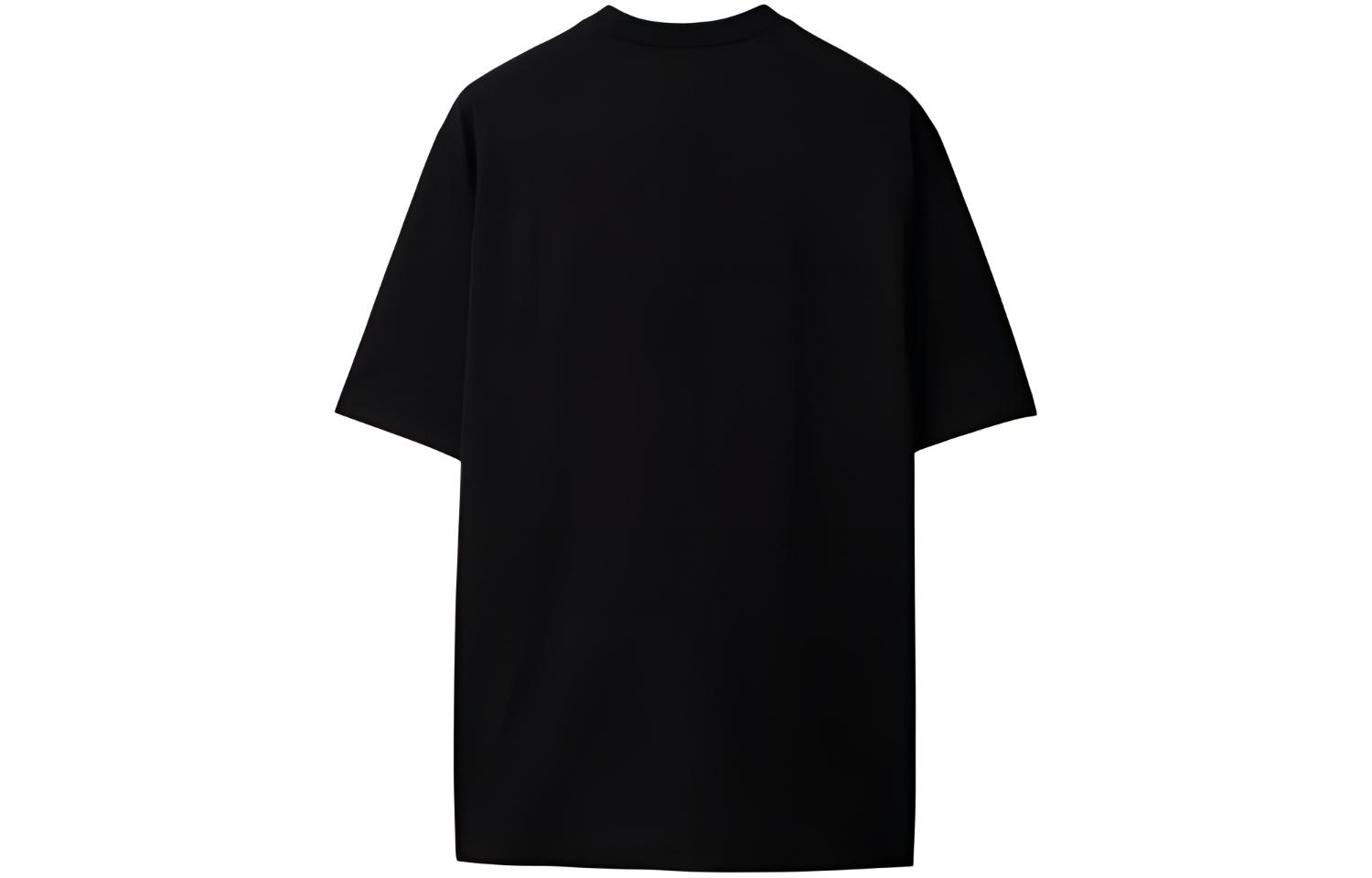 Burberry SS24  Black Letter Print Crewneck Straight Cut T-Shirt. 80843371 圖 3